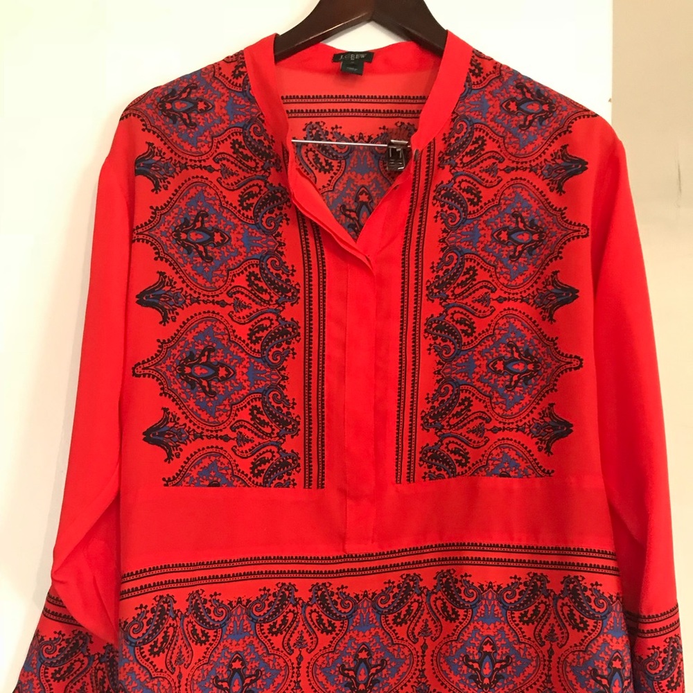 Like new, Vibrant J.Crew Factory Tunic